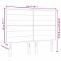 vidaXL Testiera Linee Design Grigia Chiara 140 cm Tessuto vidaXL Testiera Linee Design Grigia Chiara 140 cm Tessuto