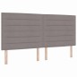 vidaXL Testiera Design Linee Tortora 200 cm Tessuto vidaXL Testiera Design Linee Tortora 200 cm Tessuto