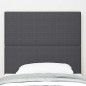 Testiera vidaXL Design Pieno Grigio Scuro 80 cm in Tessuto Corduroy