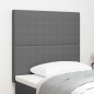 Testiera vidaXL Design Semplice Grigio Chiaro 100 cm in Tessuto Corduroy