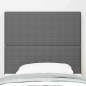 Testiera vidaXL Design Semplice Grigio Chiaro 100 cm in Tessuto Corduroy