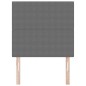 Testiera vidaXL Design Semplice Grigio Chiaro 100 cm in Tessuto Corduroy