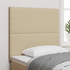 Testiera vidaXL Design Semplice Verde Chiaro Grigio 100 cm Tessuto Corduroy