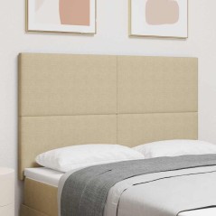 vidaXL Testiera Design Semplice Verde Chiaro Grigio 140 cm Tessuto in Corduroy