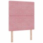 vidaXL Testiera con bottoni in cristallo, rosa, 80 cm, velluto vidaXL Testiera con bottoni in cristallo, rosa, 80 cm, velluto