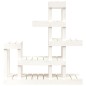 Supporto per Piante Bianco 92x25x97cm Legno Massello di Pino Supporto per Piante Bianco 92x25x97cm Legno Massello di Pino