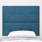 Testiera vidaXL Bottoni Imbottiti Blu Scuro 80 cm Velluto