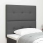 testiera vidaXL con bottoni imbottita grigia scura 90 cm in tessuto testiera vidaXL con bottoni imbottita grigia scura 90 cm in tessuto
