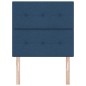Testiera vidaXL Button Tufted Blu 90 cm Tessuto