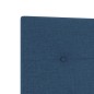 Testiera vidaXL Button Tufted Blu 90 cm Tessuto