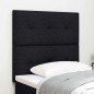 Testiera imbottita vidaXL Nera 100 cm in tessuto