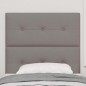 Testiera vidaXL Button Tufted Tortora 100 cm in Tessuto Testiera vidaXL Button Tufted Tortora 100 cm in Tessuto