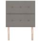 Testiera vidaXL Button Tufted Tortora 100 cm in Tessuto Testiera vidaXL Button Tufted Tortora 100 cm in Tessuto