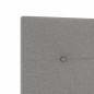 Testiera vidaXL Button Tufted Tortora 100 cm in Tessuto Testiera vidaXL Button Tufted Tortora 100 cm in Tessuto