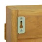 Mobile a Specchio 30x10x40 cm in Legno Massello di Teak Mobile a Specchio 30x10x40 cm in Legno Massello di Teak