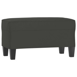 vidaXL Panca grigio scuro 70x35x41 cm in Microfibra