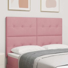Testiera imbottita Rosa 160 cm in Velluto