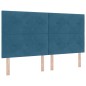 vidaXL Testiera trapuntata blu scuro 180 cm velluto vidaXL Testiera trapuntata blu scuro 180 cm velluto