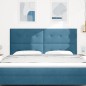 vidaXL Testiera trapuntata blu scuro 180 cm velluto vidaXL Testiera trapuntata blu scuro 180 cm velluto