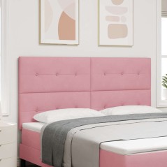Testiera VidaXL Imbottita Rosa 180 cm in Velluto