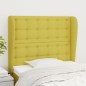 Testiera ad Orecchio Verde 83x23x118/128 cm in Tessuto Testiera ad Orecchio Verde 83x23x118/128 cm in Tessuto