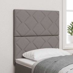 vidaXL Testiera Tortora design a blocchi di diamante da 80 cm in tessuto