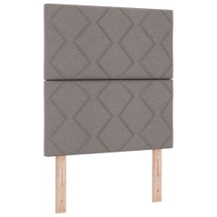 vidaXL Testiera Tortora design a blocchi di diamante da 80 cm in tessuto