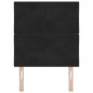 vidaXL Testiera in velluto nero con design a rombi, 80 cm vidaXL Testiera in velluto nero con design a rombi, 80 cm