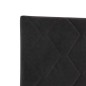 vidaXL Testiera in velluto nero con design a rombi, 80 cm vidaXL Testiera in velluto nero con design a rombi, 80 cm