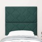 vidaXL Testiera in velluto verde scuro da 80 cm con blocchi a diamante di vidaXL Testiera in velluto verde scuro da 80 cm con blocchi a diamante di