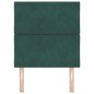 vidaXL Testiera in velluto verde scuro da 80 cm con blocchi a diamante di vidaXL Testiera in velluto verde scuro da 80 cm con blocchi a diamante di