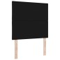 vidaXL Testiera nera, design a blocchi diamantati, 90 cm, tessuto