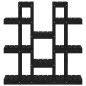 Supporto per Piante Nero 104,5x25x109,5 cm Legno Massello Pino Supporto per Piante Nero 104,5x25x109,5 cm Legno Massello Pino