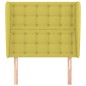 Testiera ad Orecchio Verde 83x23x118/128 cm in Tessuto Testiera ad Orecchio Verde 83x23x118/128 cm in Tessuto