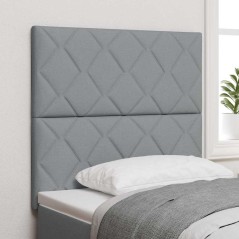 vidaXL Testiera Design Blocchi di Diamante Grigio Chiaro 100 cm, Tessuto