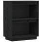 Mobile Consolle Nero 60x34x75 cm in Legno Massello di Pino Mobile Consolle Nero 60x34x75 cm in Legno Massello di Pino
