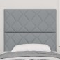 vidaXL Testiera Design Blocchi di Diamante Grigio Chiaro 100 cm, Tessuto vidaXL Testiera Design Blocchi di Diamante Grigio Chiaro 100 cm, Tessuto