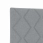 vidaXL Testiera Design Blocchi di Diamante Grigio Chiaro 100 cm, Tessuto vidaXL Testiera Design Blocchi di Diamante Grigio Chiaro 100 cm, Tessuto