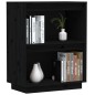 Mobile Consolle Nero 60x34x75 cm in Legno Massello di Pino Mobile Consolle Nero 60x34x75 cm in Legno Massello di Pino
