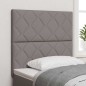 vidaXL Testiera in tessuto tortora a design romboidale 100 cm