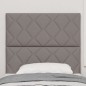 vidaXL Testiera in tessuto tortora a design romboidale 100 cm
