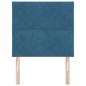 vidaXL Testiera a Blocchi di Diamante Blu Scuro 100 cm Velluto vidaXL Testiera a Blocchi di Diamante Blu Scuro 100 cm Velluto