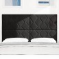vidaXL Testiera Diamond Blocks , Nera, 160 cm in Velluto