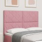 vidaXL Testiera Design Block Diamante Rosa 160cm in velluto vidaXL Testiera Design Block Diamante Rosa 160cm in velluto