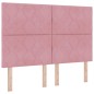vidaXL Testiera Design Block Diamante Rosa 160cm in velluto vidaXL Testiera Design Block Diamante Rosa 160cm in velluto