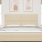 vidaXL Testiera a Blocchi Diamante Crema 180 cm in Tessuto vidaXL Testiera a Blocchi Diamante Crema 180 cm in Tessuto