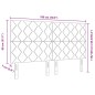 vidaXL Testiera in velluto rosa con design a rombi, 180 cm