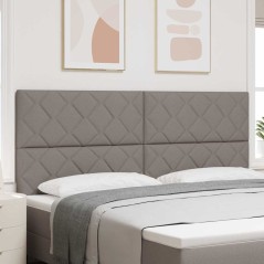 vidaXL Testiera Tortora design a blocchi di diamante 200 cm in tessuto