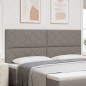 vidaXL Testiera Tortora design a blocchi di diamante 200 cm in tessuto