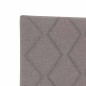 vidaXL Testiera Tortora design a blocchi di diamante 200 cm in tessuto